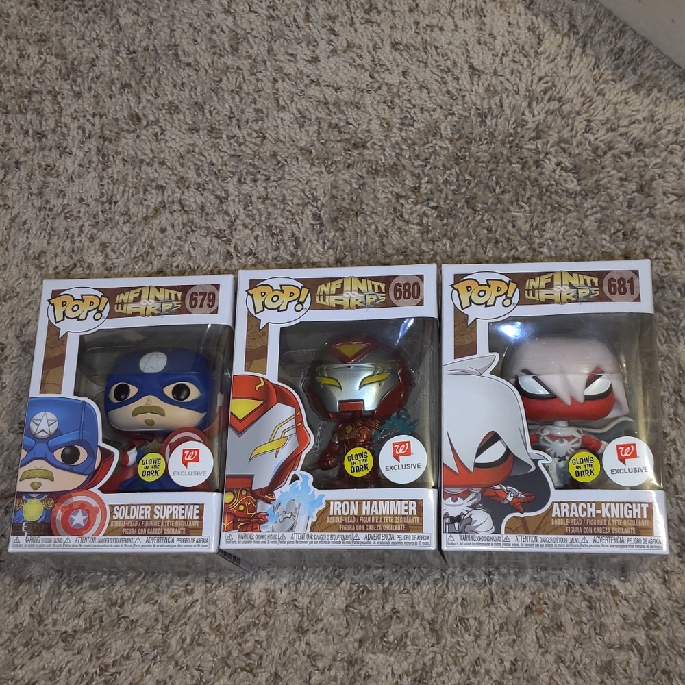 Marvel Funko Pop! Infinity Warps #679 #680 #681
